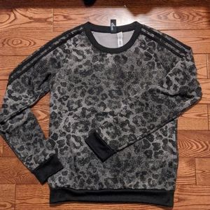 Adidas animal print sweatshirt